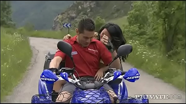 Asian Sweetie Lady Mai Gives Blowjob While Riding an off Road Vehicle