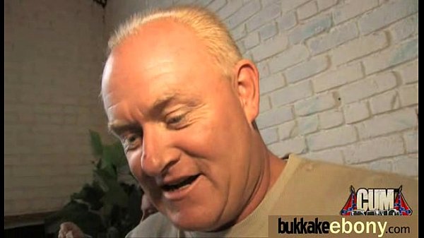 Ebony gets group cumshots 17