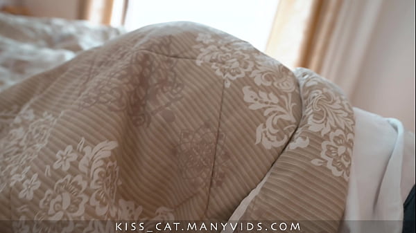 DAY 4 - Step mom share bed in hotel room with Step son - Surprise fuck creampie for Step mother!