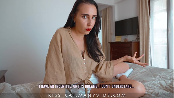 DAY 4 - Step mom share bed in hotel room with Step son - Surprise fuck creampie for Step mother!