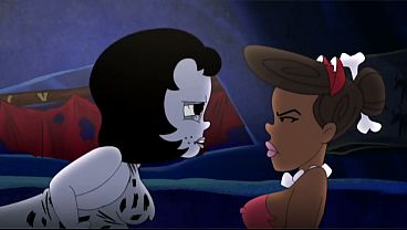 Drawn together threesome sex scene at bar