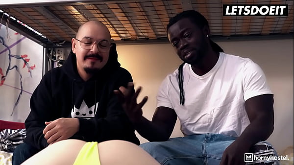 (FREE FULL VIDEO) - HORNY HOSTEL - Phat Ass Blonde Slut (Nikki Hill) Banged Good By BBC In Steamy Interracial Sex Abroad