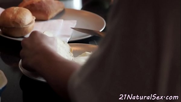 Dickriding euro beauty loves fat cocks