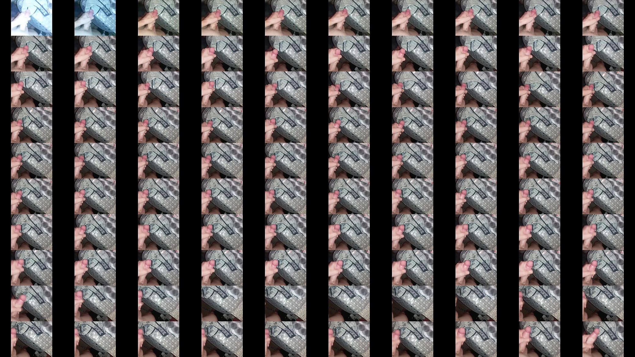 Southrensmoke jerks his cock then cums on panties 预览图