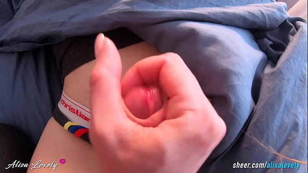 The Best Good Morning - I Woke Up His Cock with Wet Blowjob and He Cum in my Mouth - Female POV Sucking