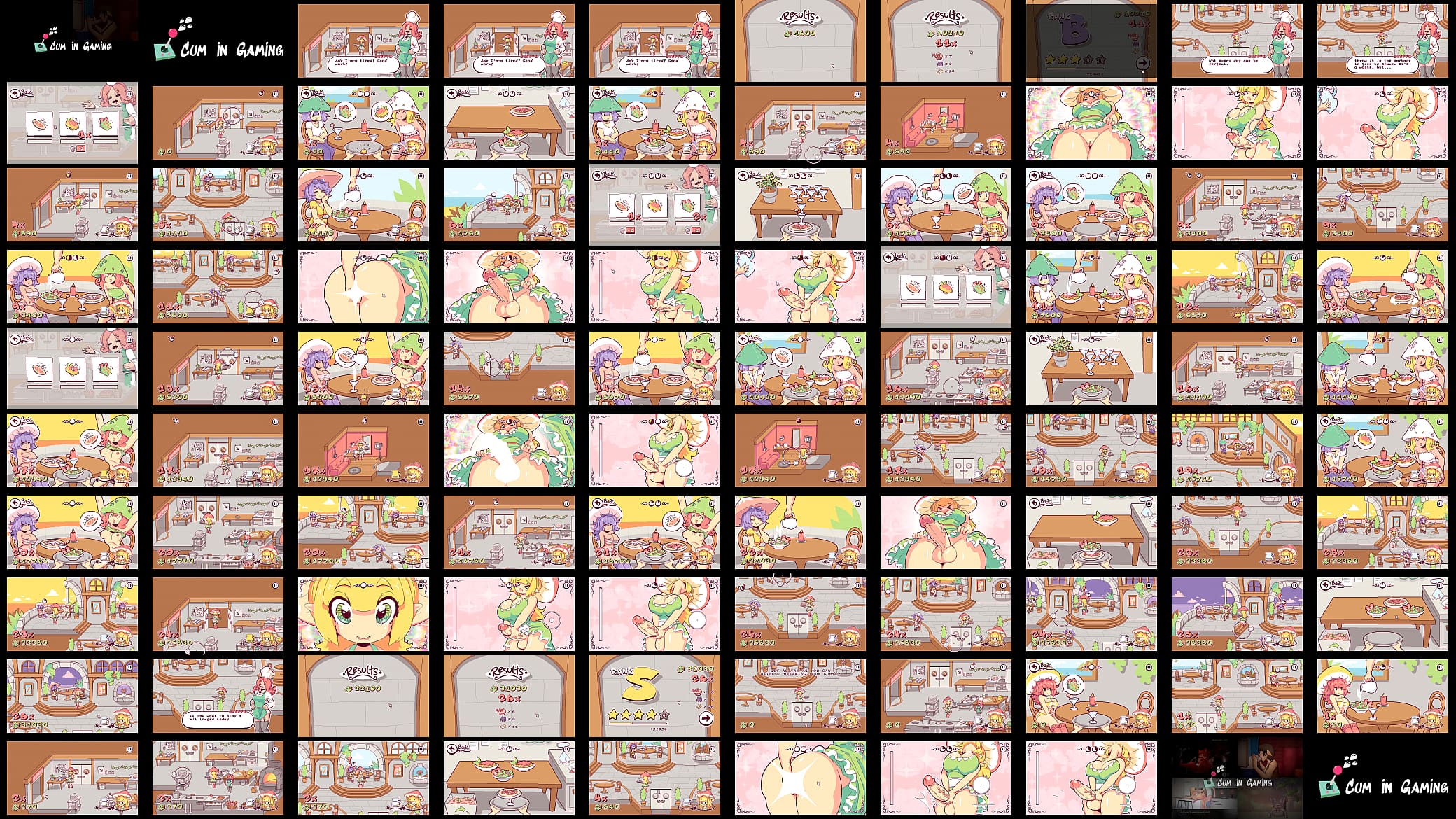 Futanari Di Funghi [ FUTA Hentai Game ] Ep.4 kinky waitress is putting cum over the pizza ! 预览图
