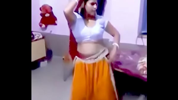 White Blouse yellow petticoat Desi Model Dance. mp4