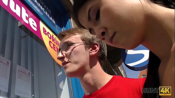 HUNTK. Hot chick is riding cock for money