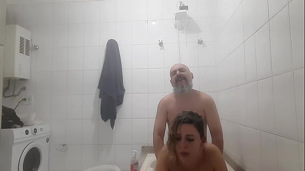 Download Video - Real sex of an amateur couple in the bathroom