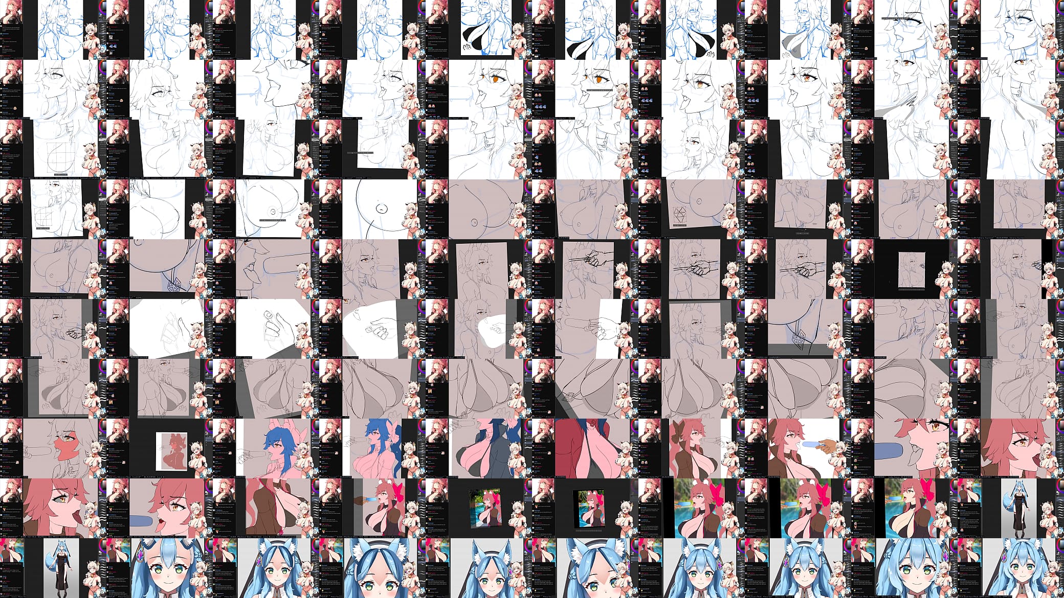 Stream | Picarto | FoxyRain - Art Trade (2020.10.31) 预览图