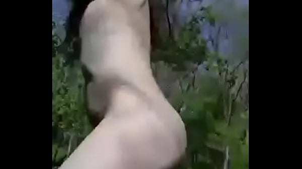 Naked Slut outside USA Whore Horny