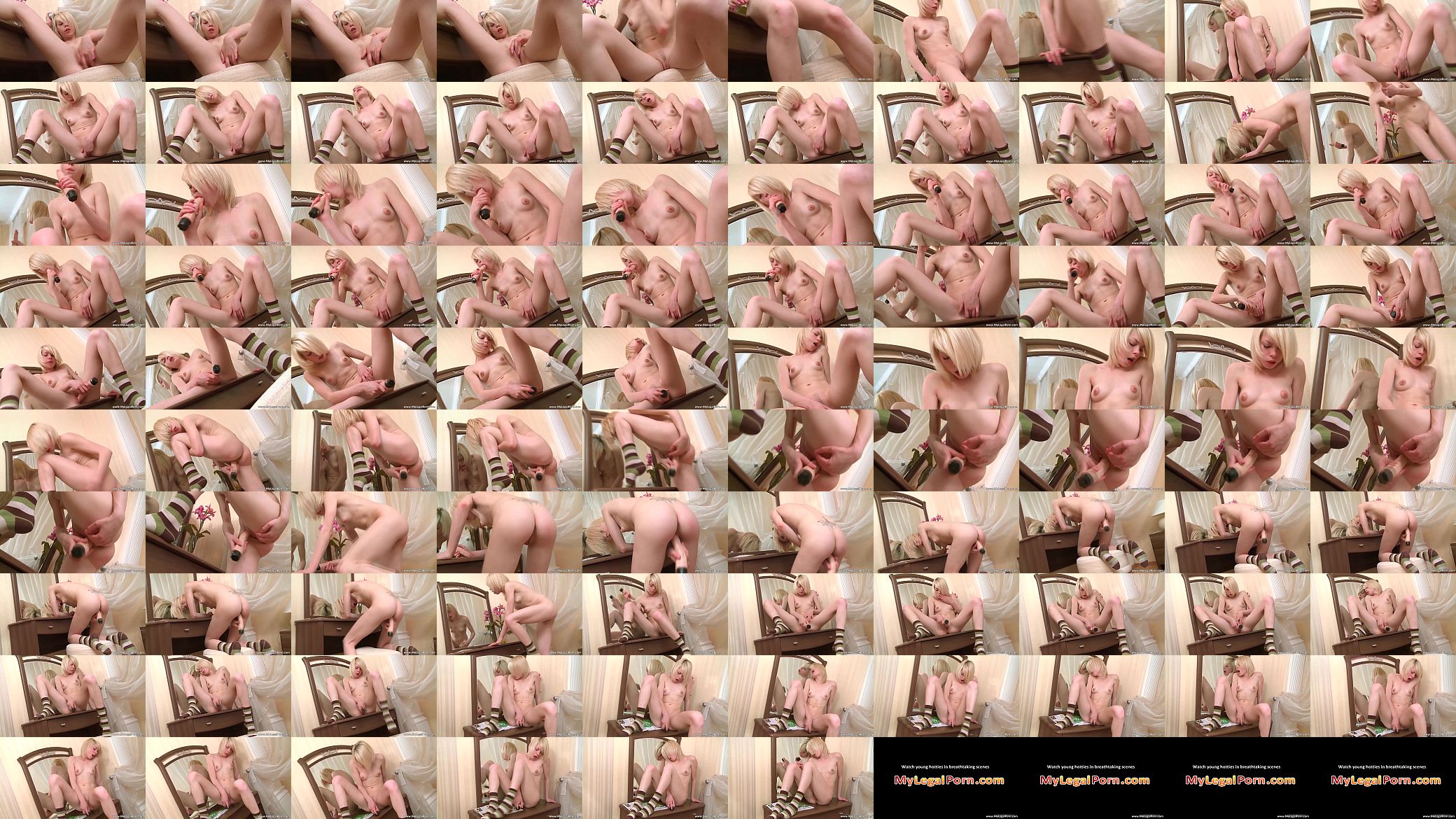 Hot small tits horny babe gets her pussy 预览图