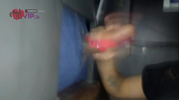Cristina Almeida in her first two Gloryholes held in the center of São Paulo, her husband films her sucking strangers inside the cabin with holes, takes it in her pussy, in the ass without a condom and swallows a lot of milk