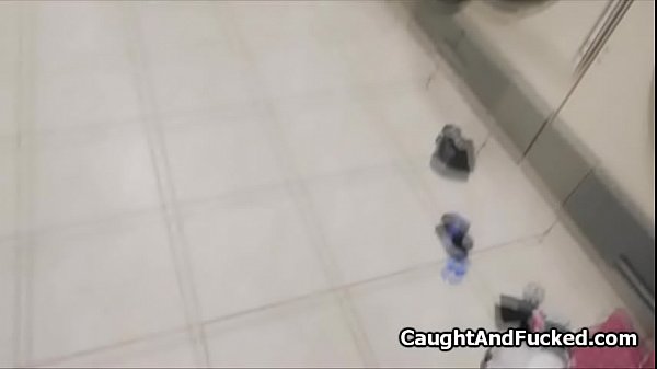Fucking busty teen at laundromat