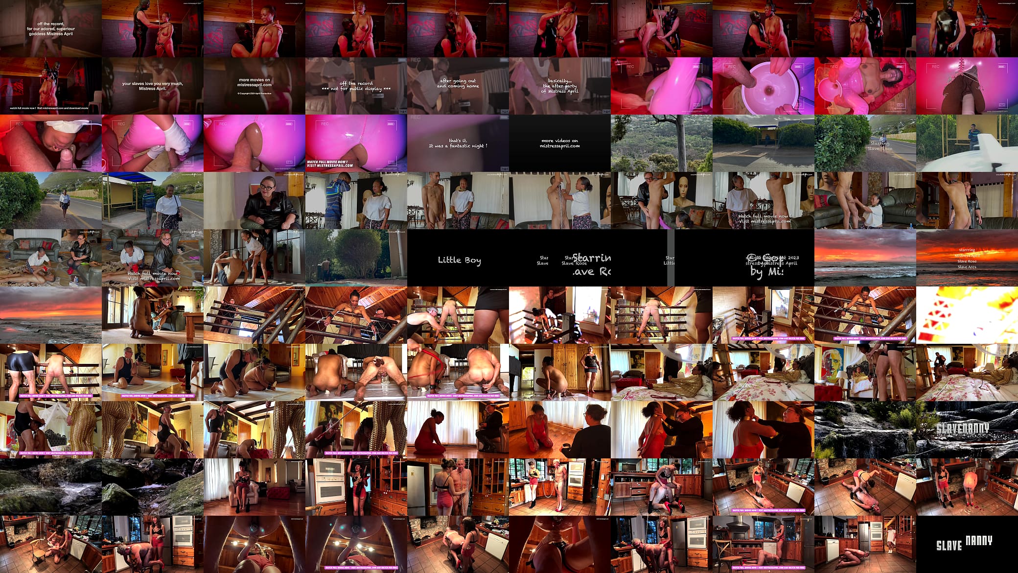 Dominatrix Mistress April - Off the Record II Slave play 预览图