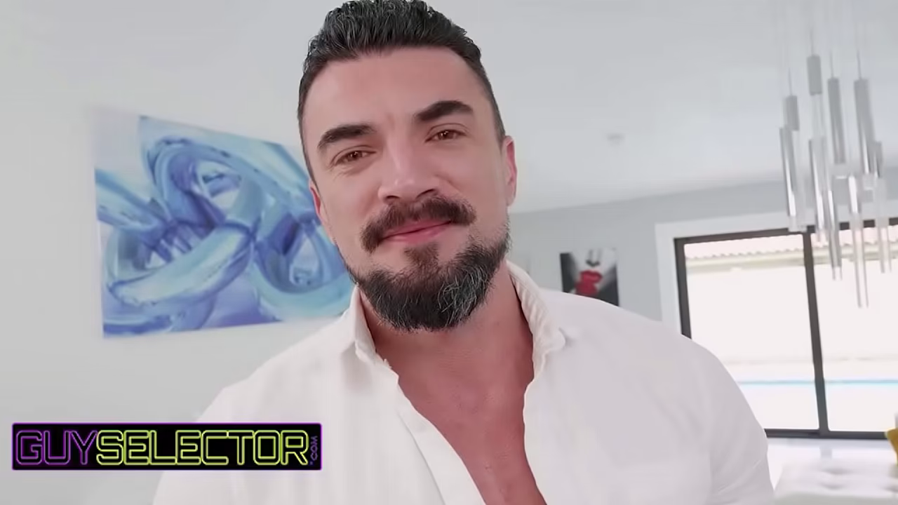 GUY SELECTOR - Your Boss Baxter James Finds You Sniffing His Shorts And Lets You Fuck His Tight Ass Hard