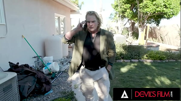 DEVILS FILM - Cute Teen Penelope Woods Gets Assfucked By Old Man Neighbor