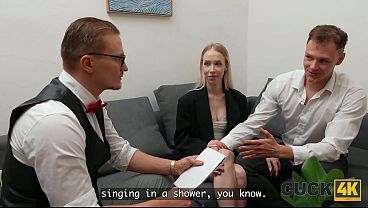 CUCK4K. She won the role of the main Slut and Cheater