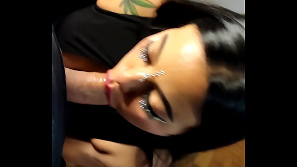 Tremendous brunette gives me a delicious blowjob keep looking that there is still more!