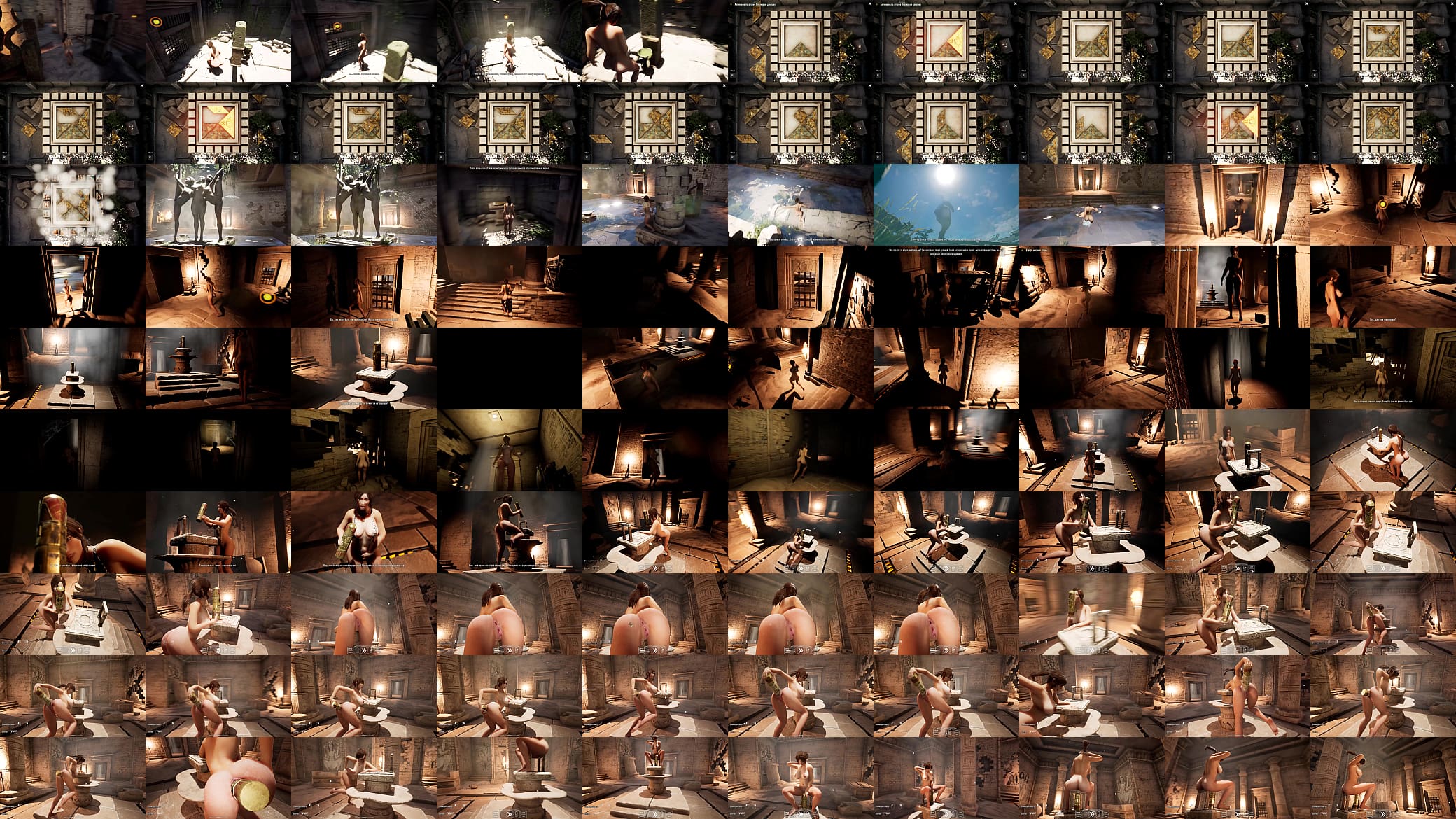 A mystical dildo reveals its potential in Lara Croft&#039;s ass. 3D Hentai Game 预览图