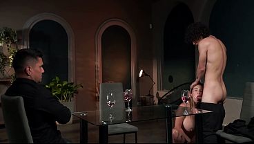 Download Video - My boss ends up getting me into a delicious threesome with his wife after finishing a work meeting&period;