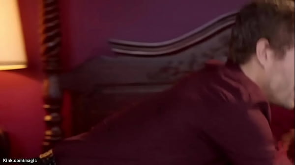 Butler anal fucks MILF and ebony teen