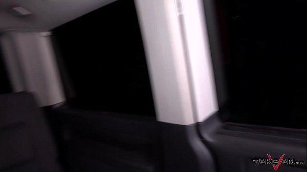 Rescued blonde help to stranger in van with her perfect body