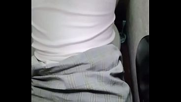 Hot Mexican woman having sex in the bathroom with a stranger