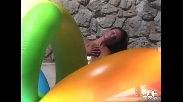 Venus Fucks herself by the Pool