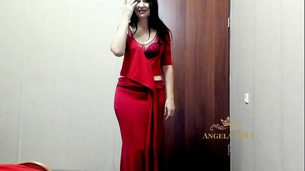 Huge butt MILF sexy dance in exciting lingerie for your big dick / Angela-MILF