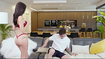 Sex Crazed Hottie Rossa Vaxx Treats Shy Guy To Frenzied DP Threesome GP3426