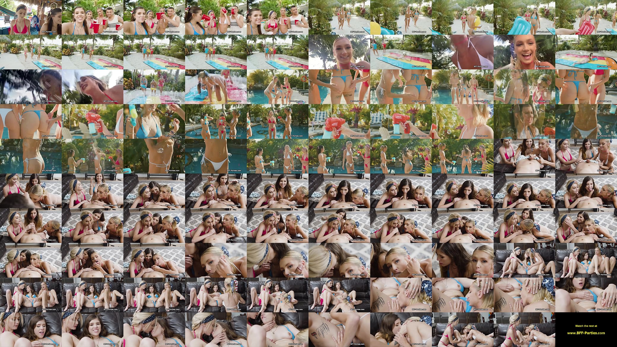 Sharing big cock after foursome pool party 预览图
