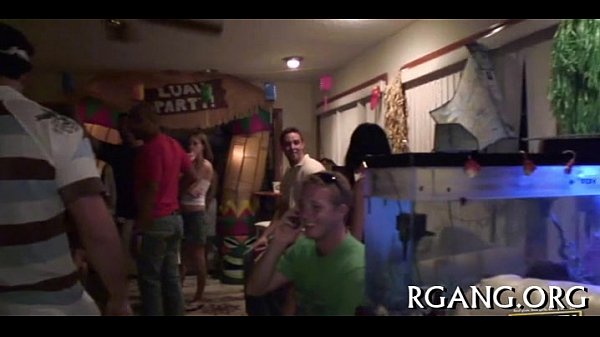 Sweethearts & men in group pleasure