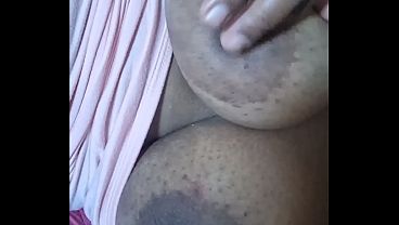 Pregnant Evangelical woman with breasts full of milk.