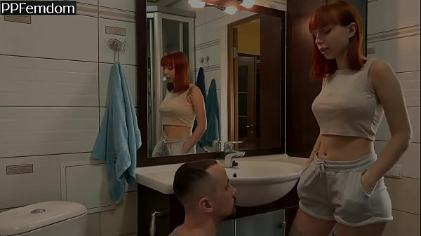 Download Video - Mouth Instead Of A Trash Can For Toothbrushing Spitting And Nail Dust Watered By The Golden Shower Of Mistress Kira