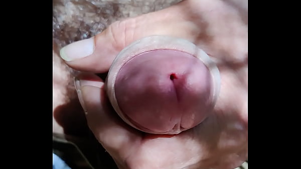 Stroking my small fat cock