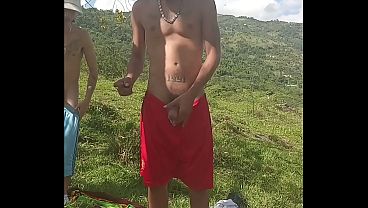 The tough paisa guy fucks a Venezuelan guy until he cums.