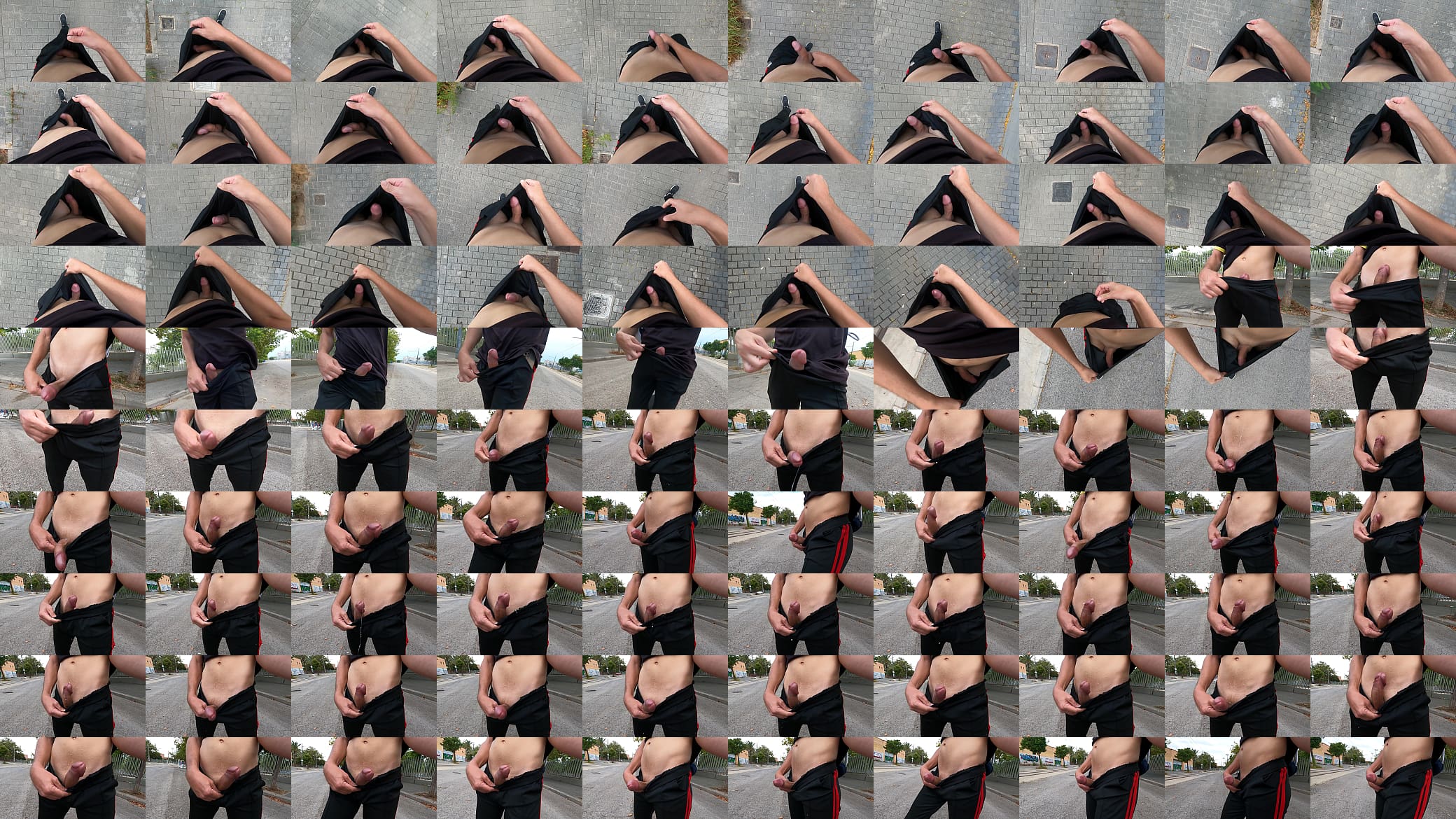 I wanted to see my penis in the middle of the street but I got excited and came in front of people 预览图