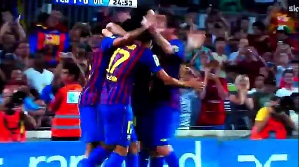 Barcelona - Villarreal 5-0 - 29 08 2011 - Barcelona vs Villareal - YouTube