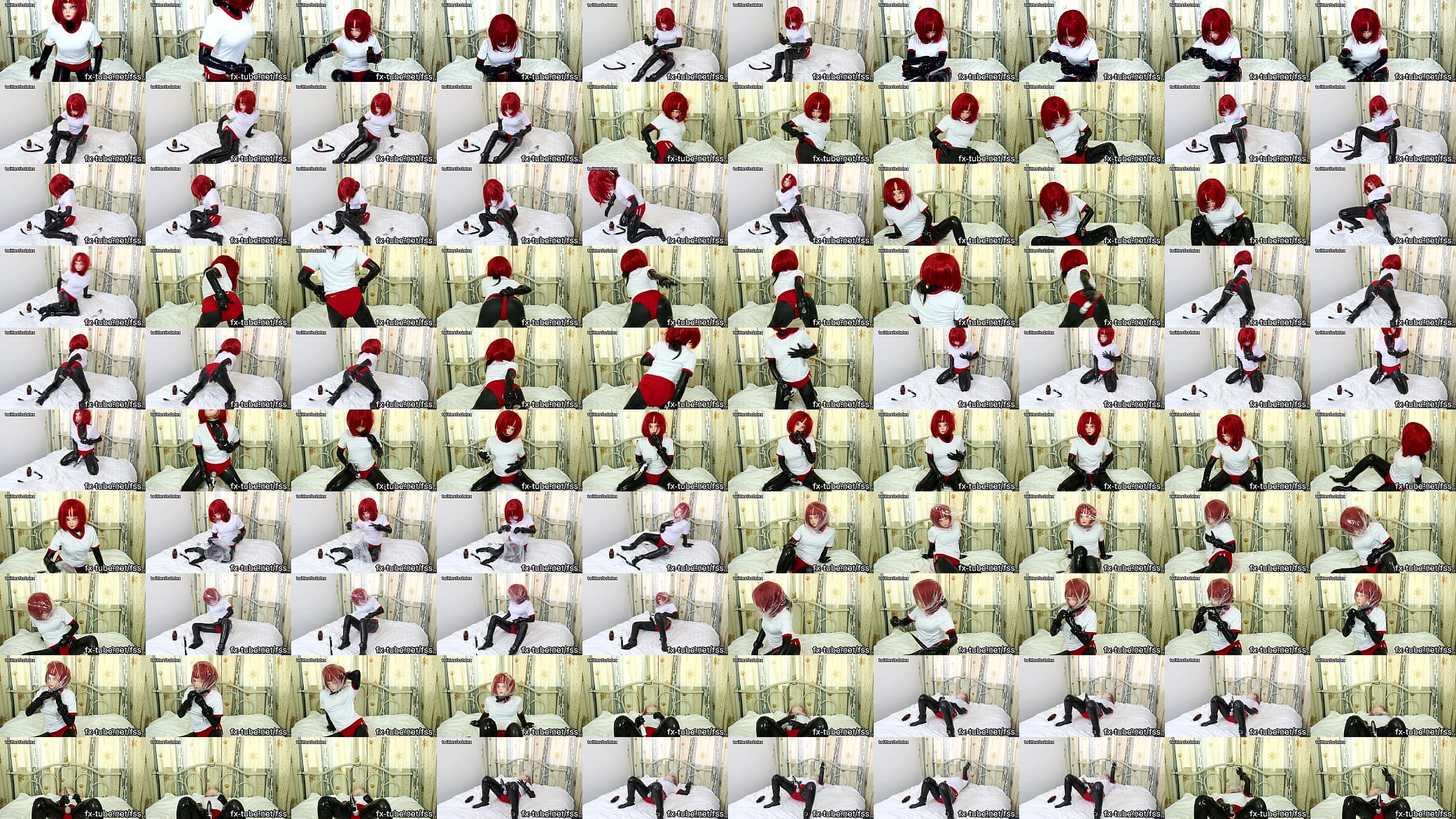 japanese latex kigurumi bondage self1 预览图