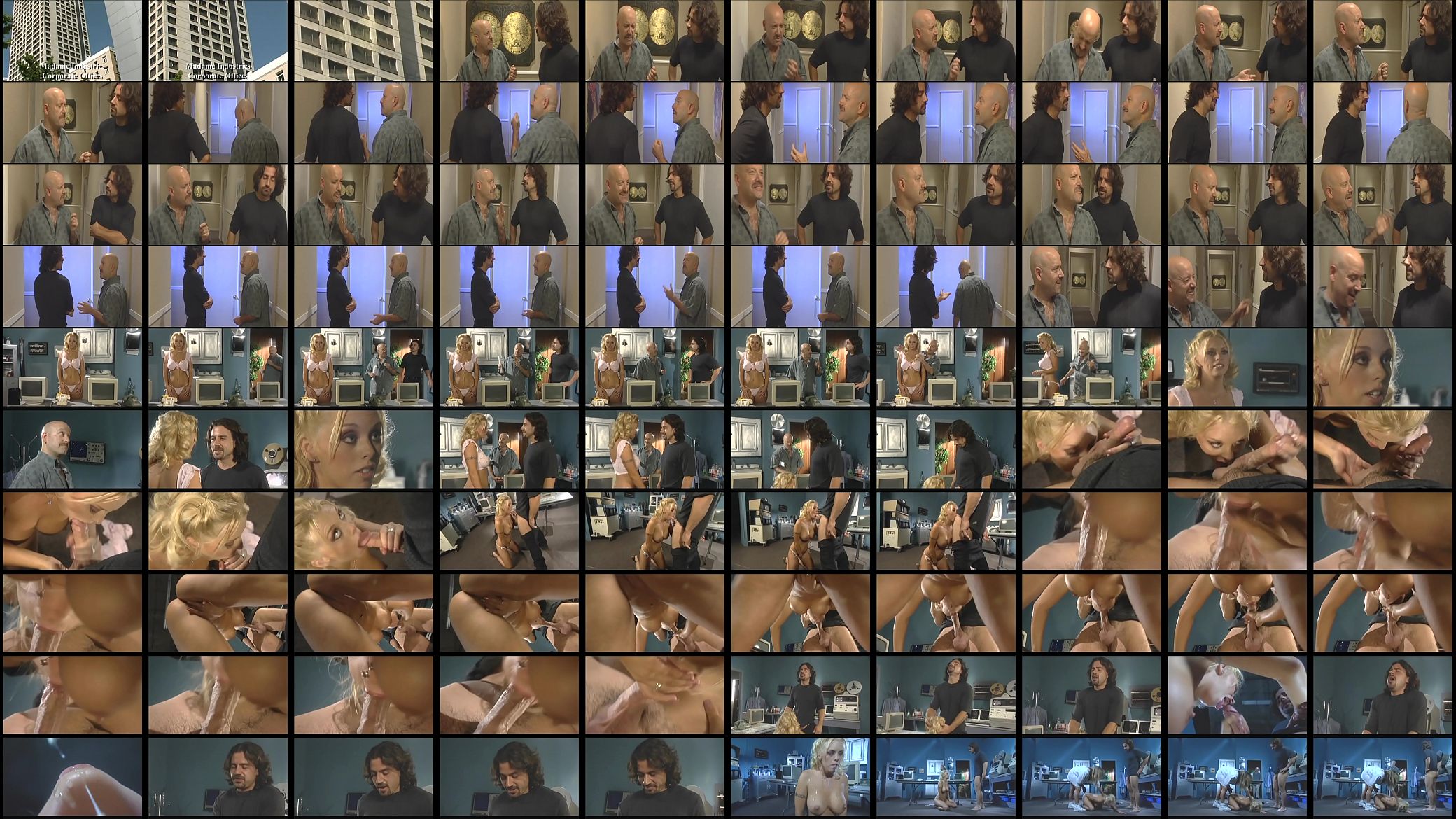 Guy working at Madam Industries needs to test abilities of new prototype product: busty anthropomorphous robot device who is exact clone of stunning blonde Brittney Skye 预览图