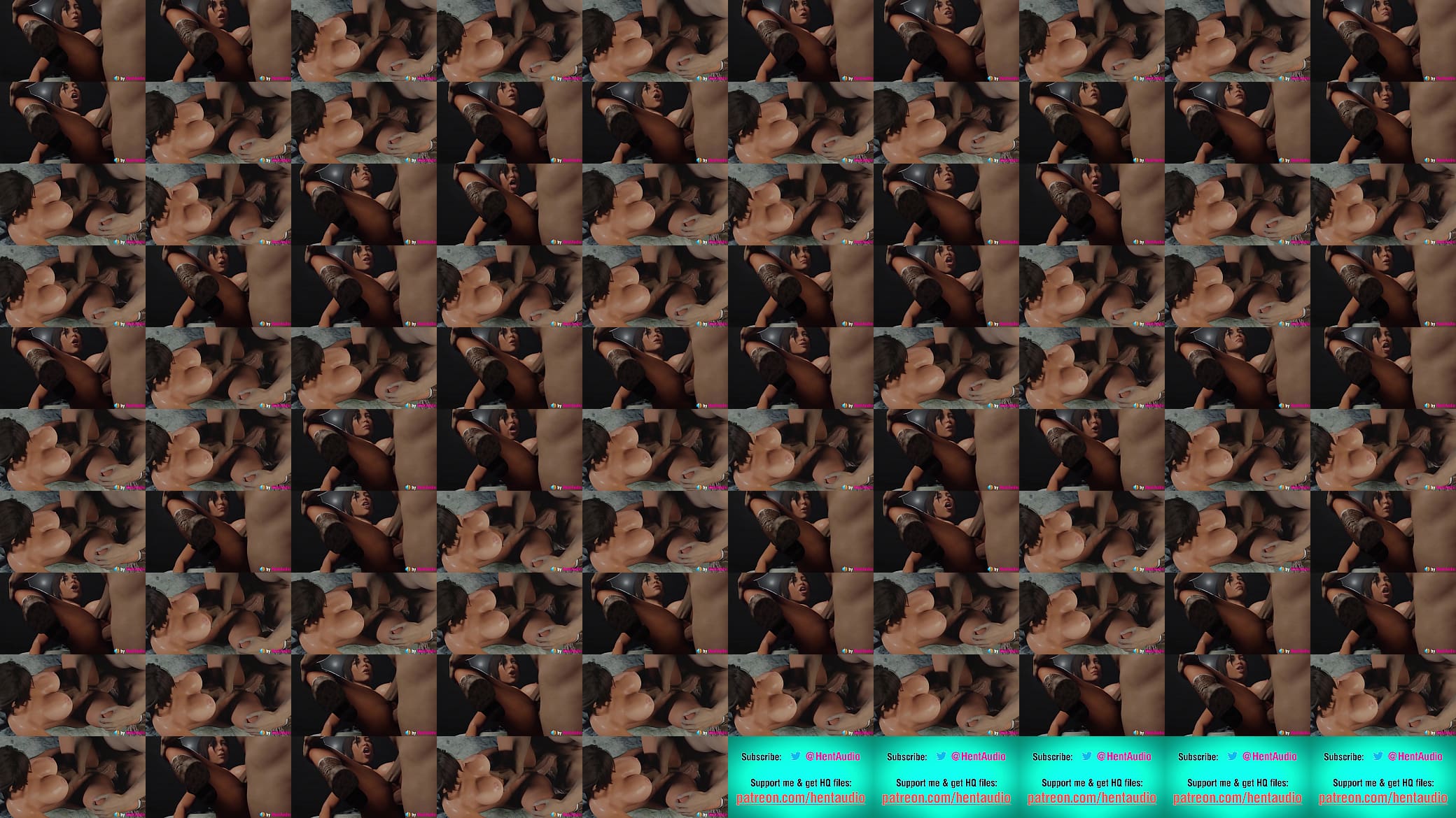 Lara Croft Anal (with sound) Tomb Raider, 3d Animation Hentai 预览图