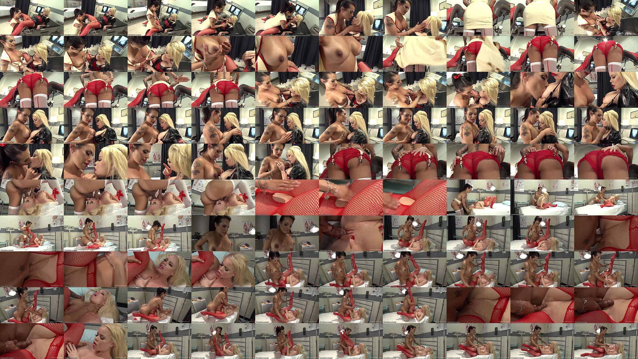 TS and blonde nurses fuck in hospital 预览图