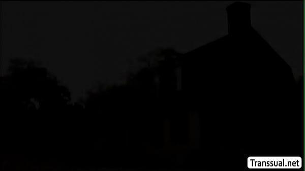 TS Foxxy enjoys when her boss bangs her ass