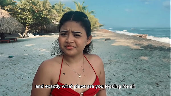 Download Video - Chica perdida en la playa es follada por un gu&iacute;a tur&iacute;stico