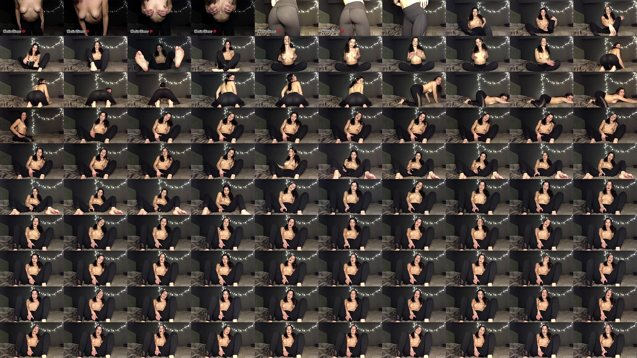 Pigtails Babe Gym Leggings Pussy Play 预览图
