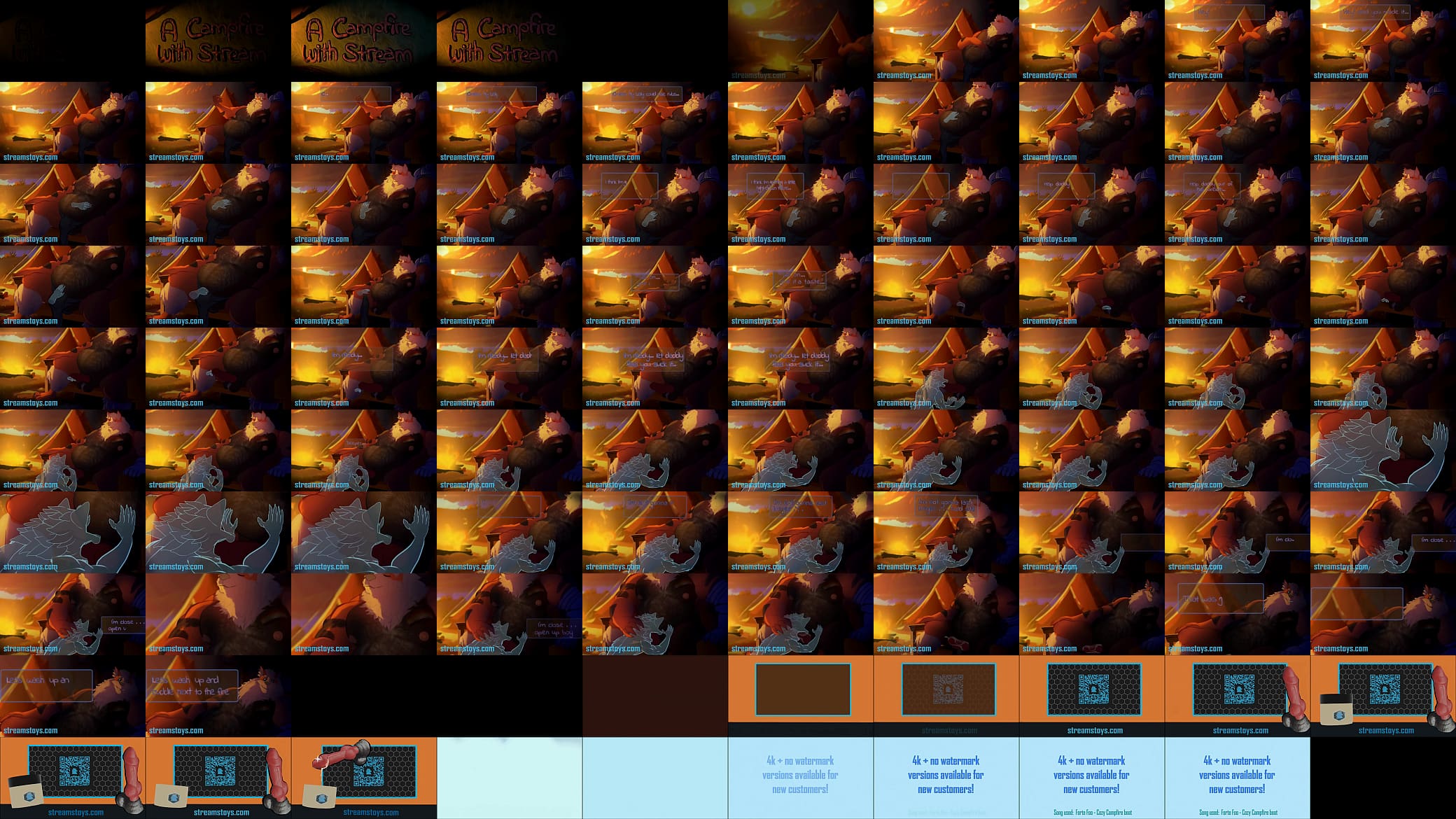 A Campfire with Stream 预览图