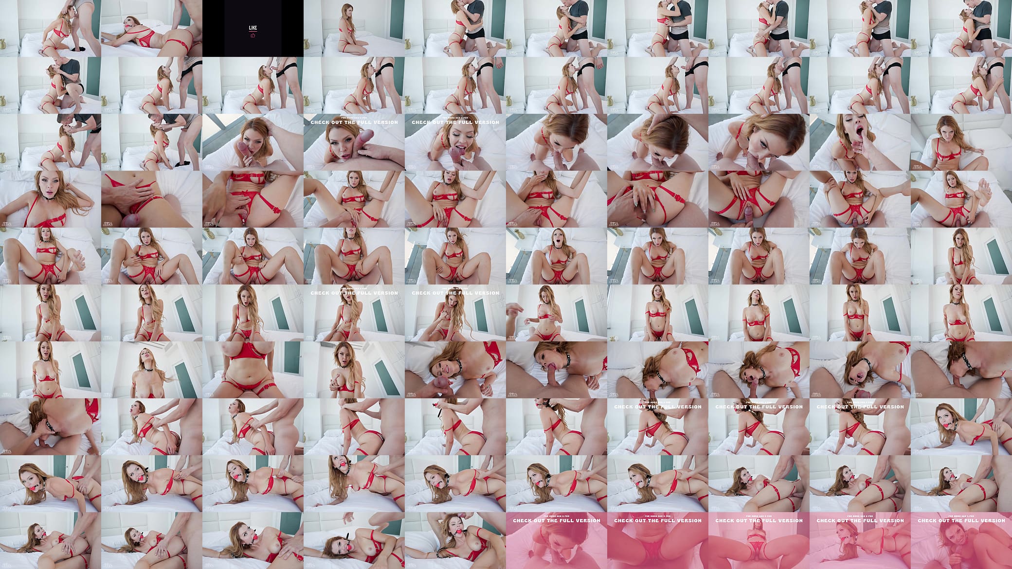 Rough sex with wild redhead ends in ballgagged facial - Alex Mack, Elly Clutch 预览图