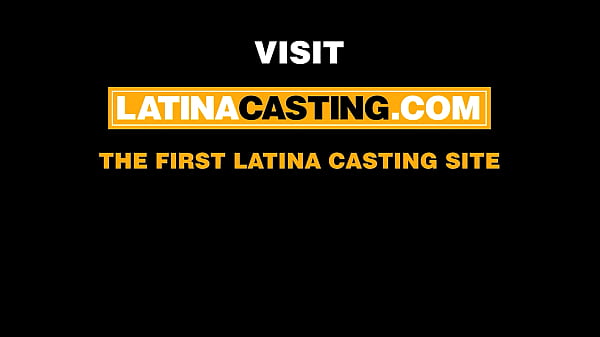 Completely Covered in Cum After Amateur Latina Casting