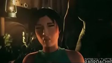 Lara Croft Gets Accustomed To Tribe's Futanari Breeding Rituals